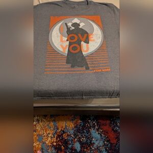 Disney Parks Gray Ombre Star Wars Graphic Tee